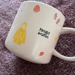 2018 Starbucks + Ban.do Sweater Weather Pink Ceramic Mug